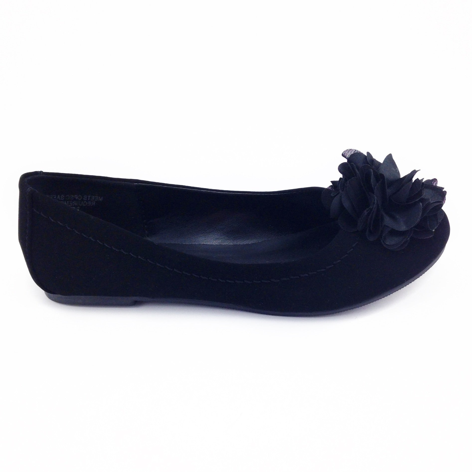 flat black shoes for ladies
