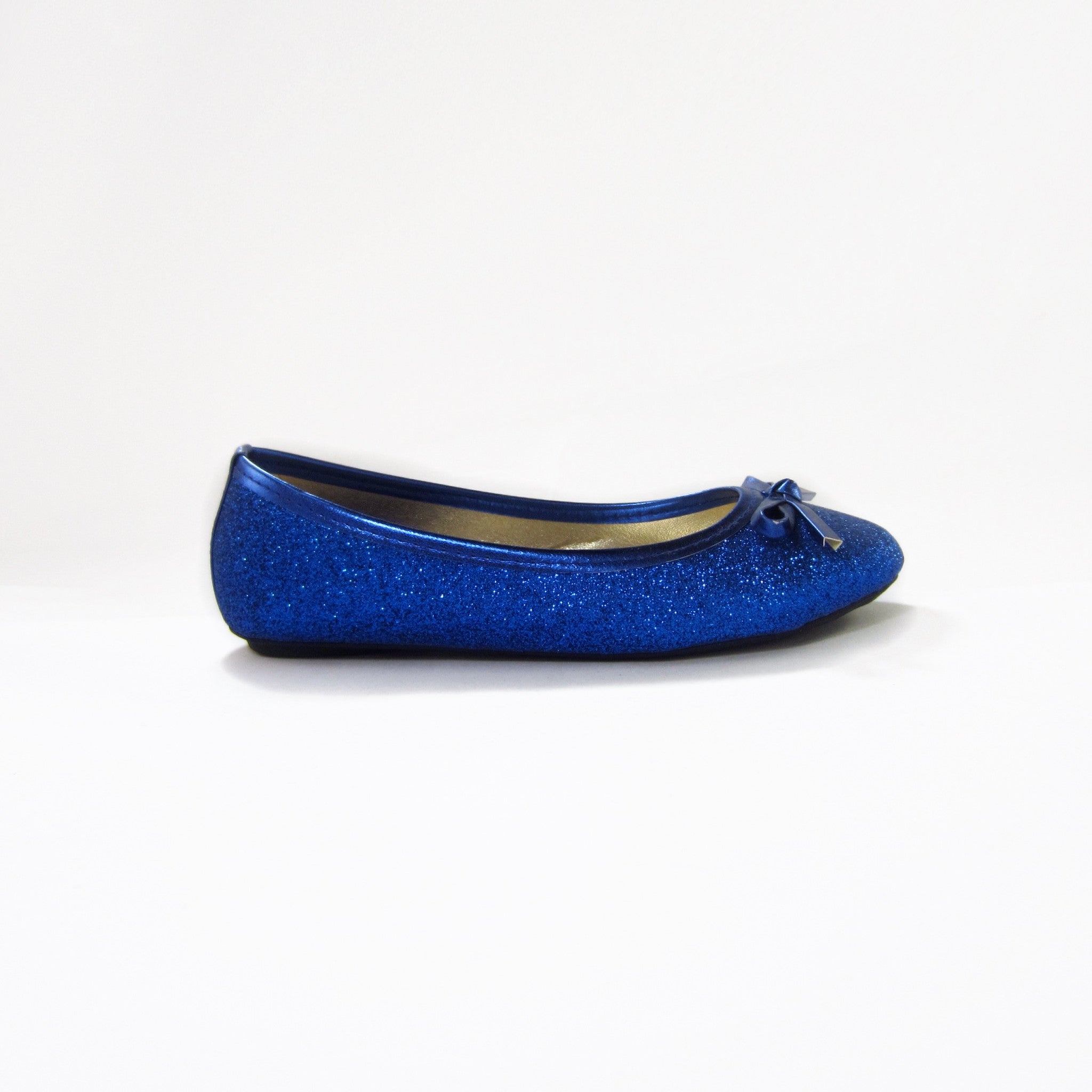 blue sparkle flats