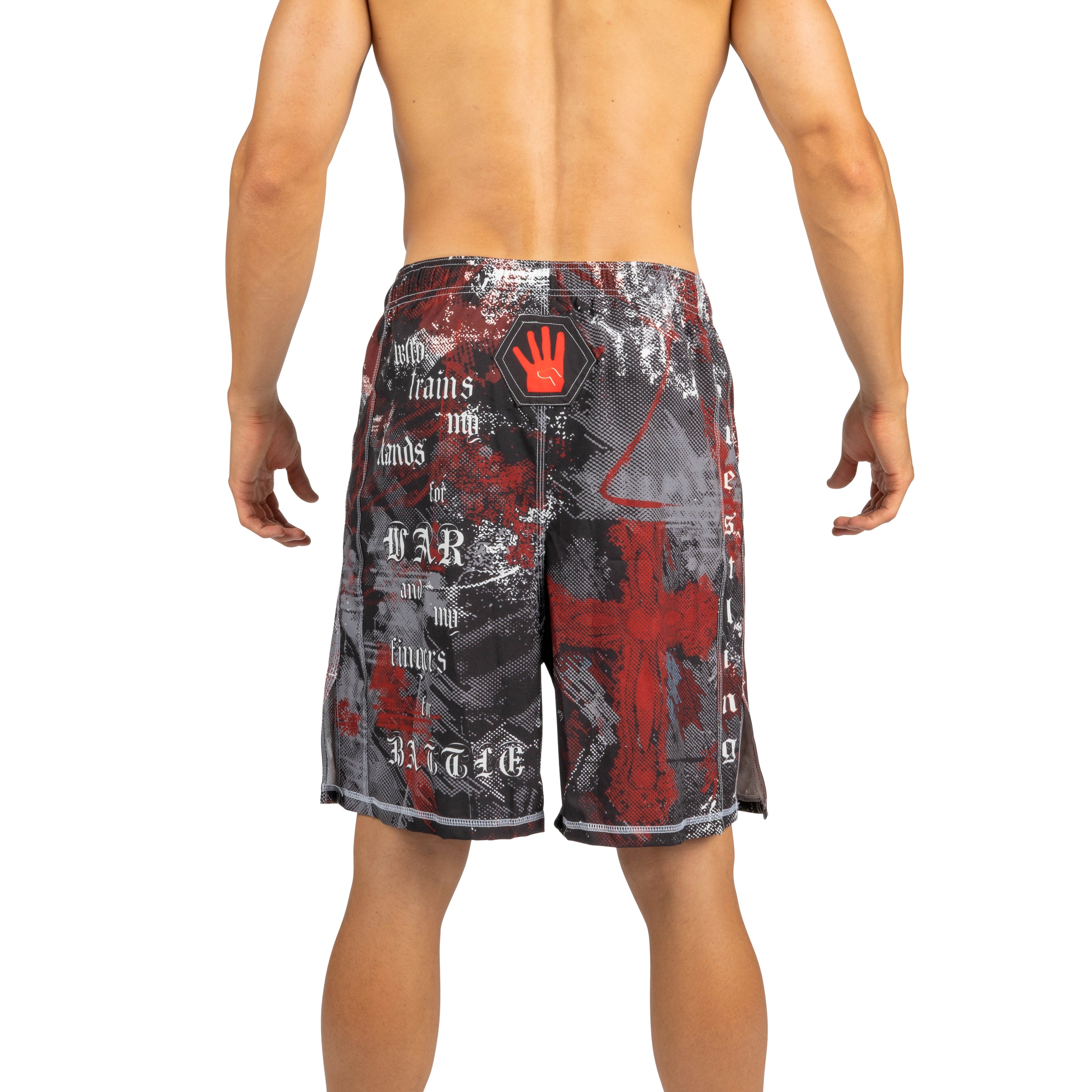 Black Wrestling Shorts, CrossFit, MMA, Wrestling, Kickboxing, Boxing S ...