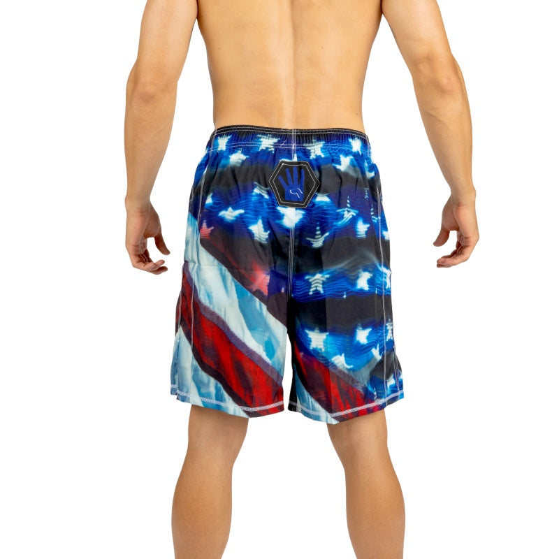 USA Fight Shorts: CrossFit, MMA, Wrestling, Kickboxing, Boxing Shorts ...