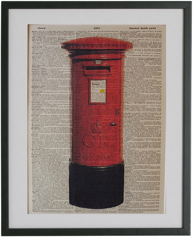 British Mailbox Print No.410