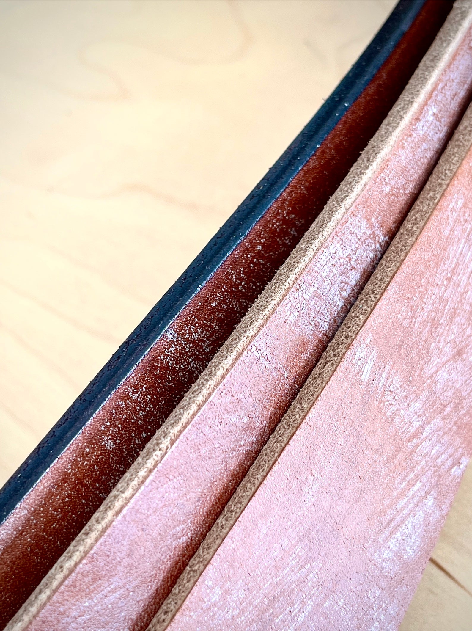 Smoothing Leather Edges and Back Using Gum Tragacanth 