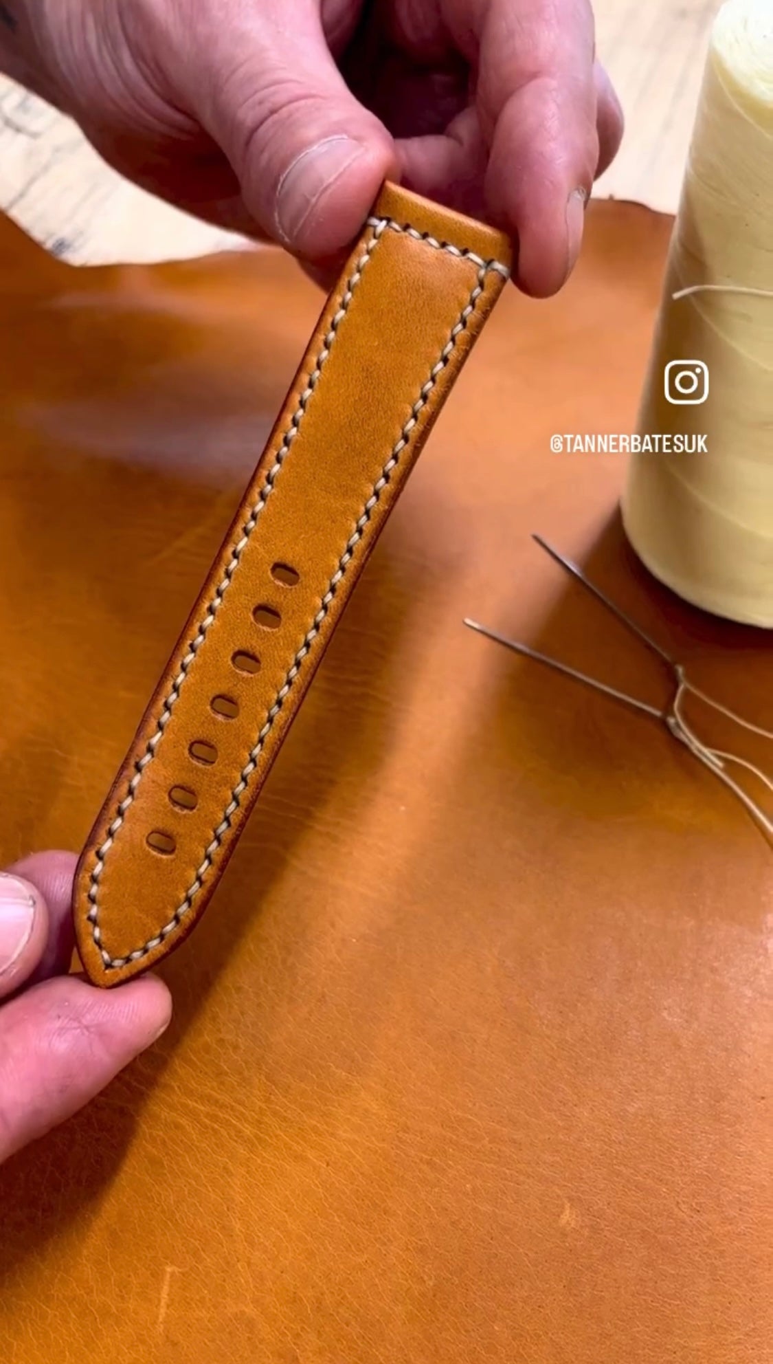 The Art of Hand Stitching Leather - Tanner Bates