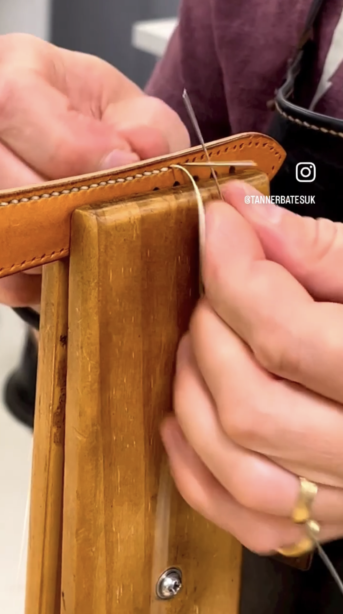The Art of Hand Stitching Leather - Tanner Bates