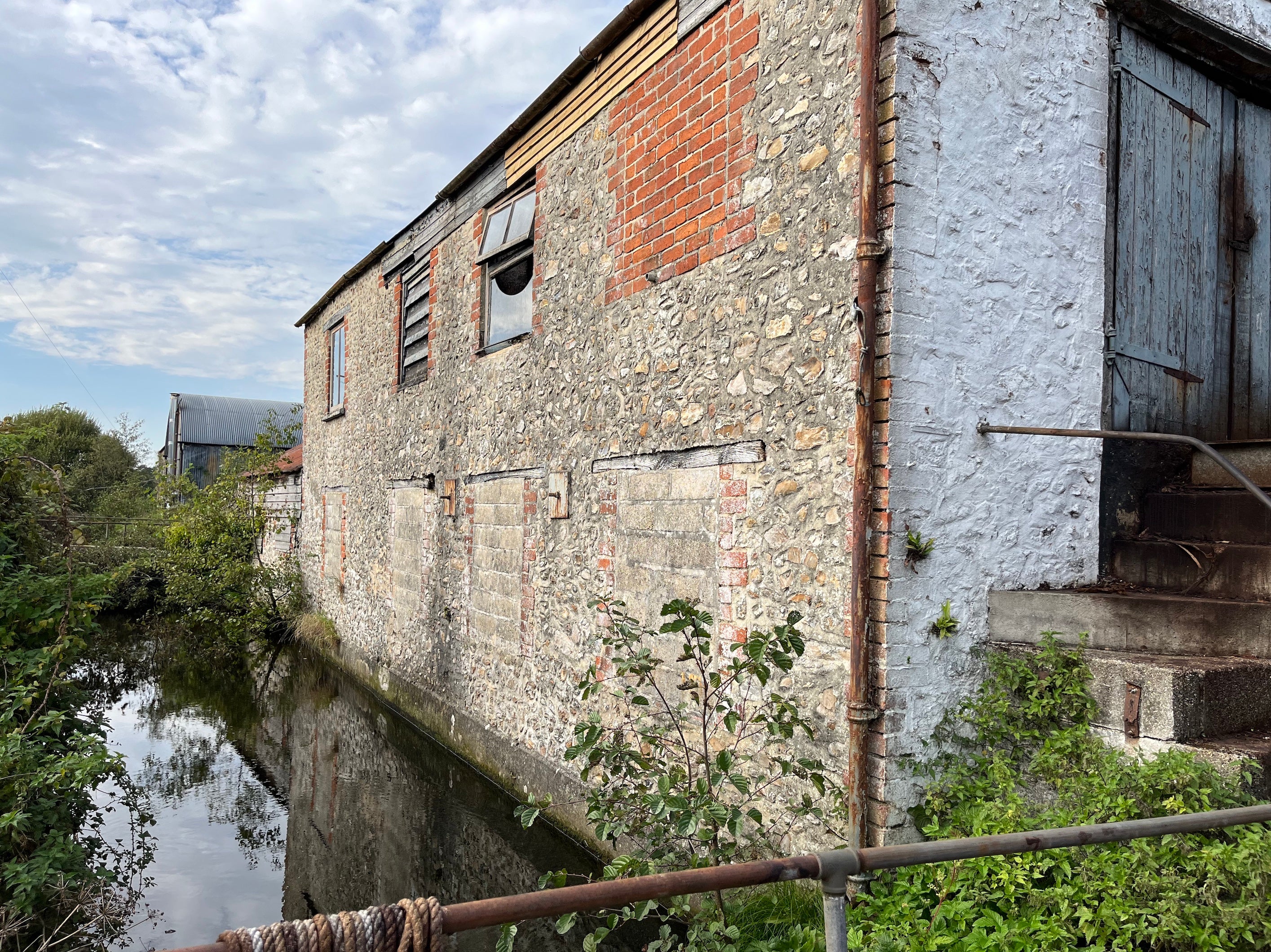 Outside the J&FJ Baker & Co Tannery building