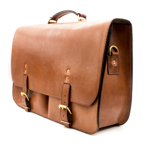Devon Leather Messenger Bag
