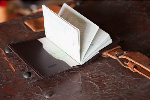 Leather Passport Wallet