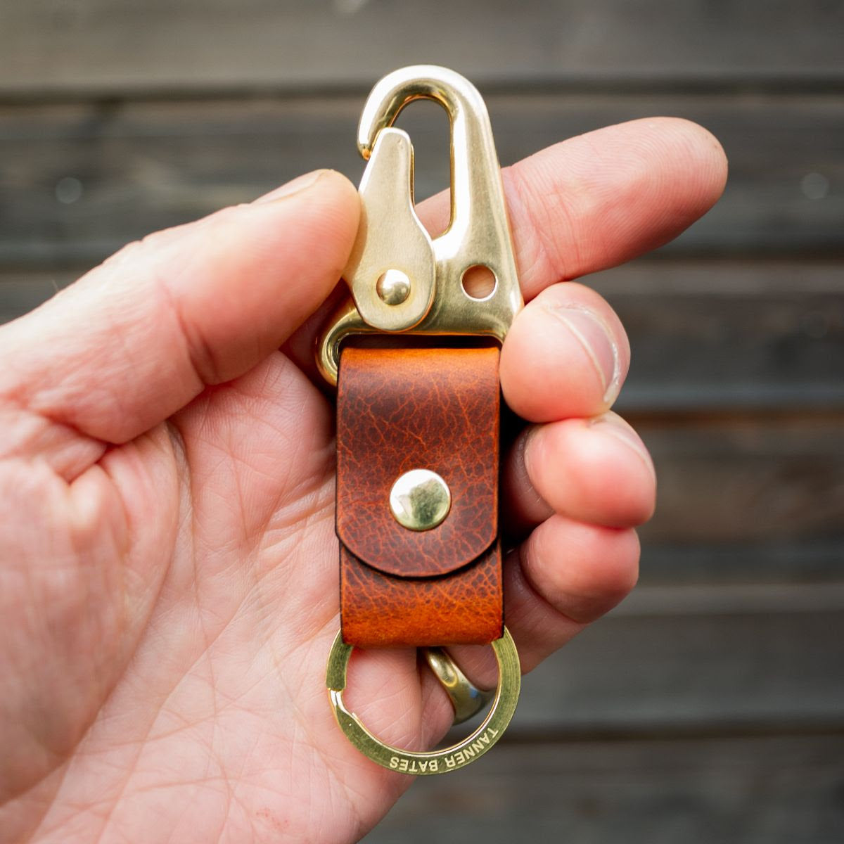 Leather Key Clip Christmas Gift