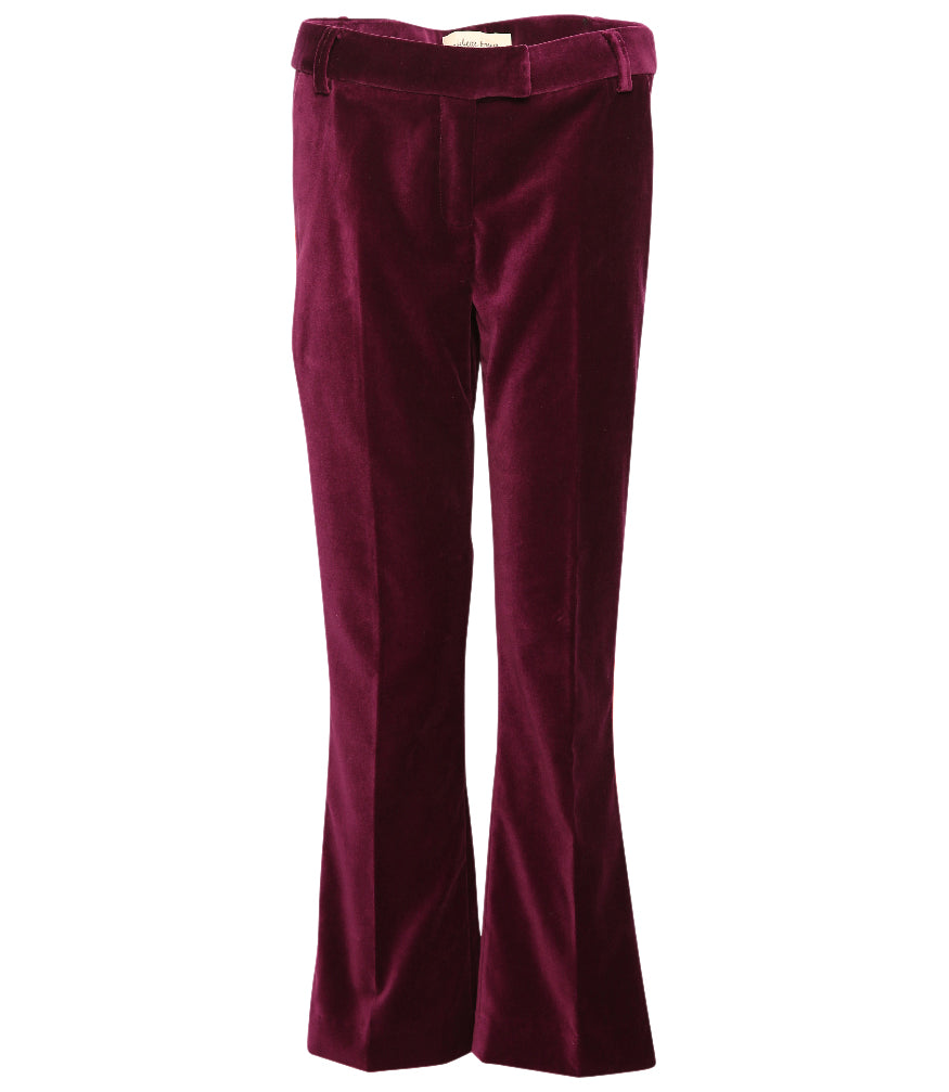 Shop Giuliette Red Flare Woven Pants-MadisonStyle.com – MADISON