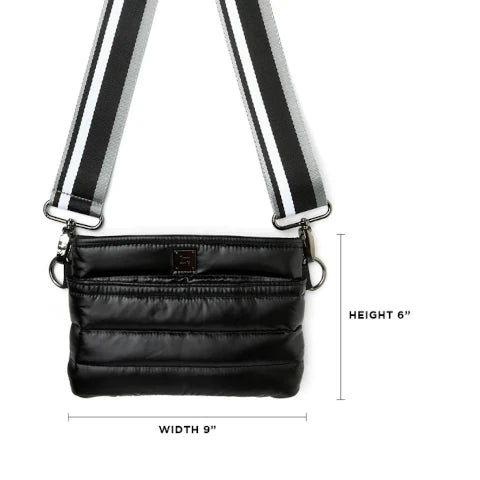 Bum Bag Crossbody in Dark Mocha Patent exclusive at The Shoe Hive