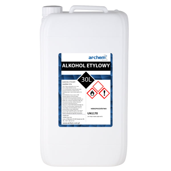 Alkohol Etylowy Skażony 95%, 30 l (25kg)