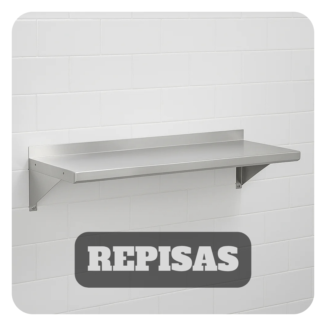Repisas de Acero Inoxidable