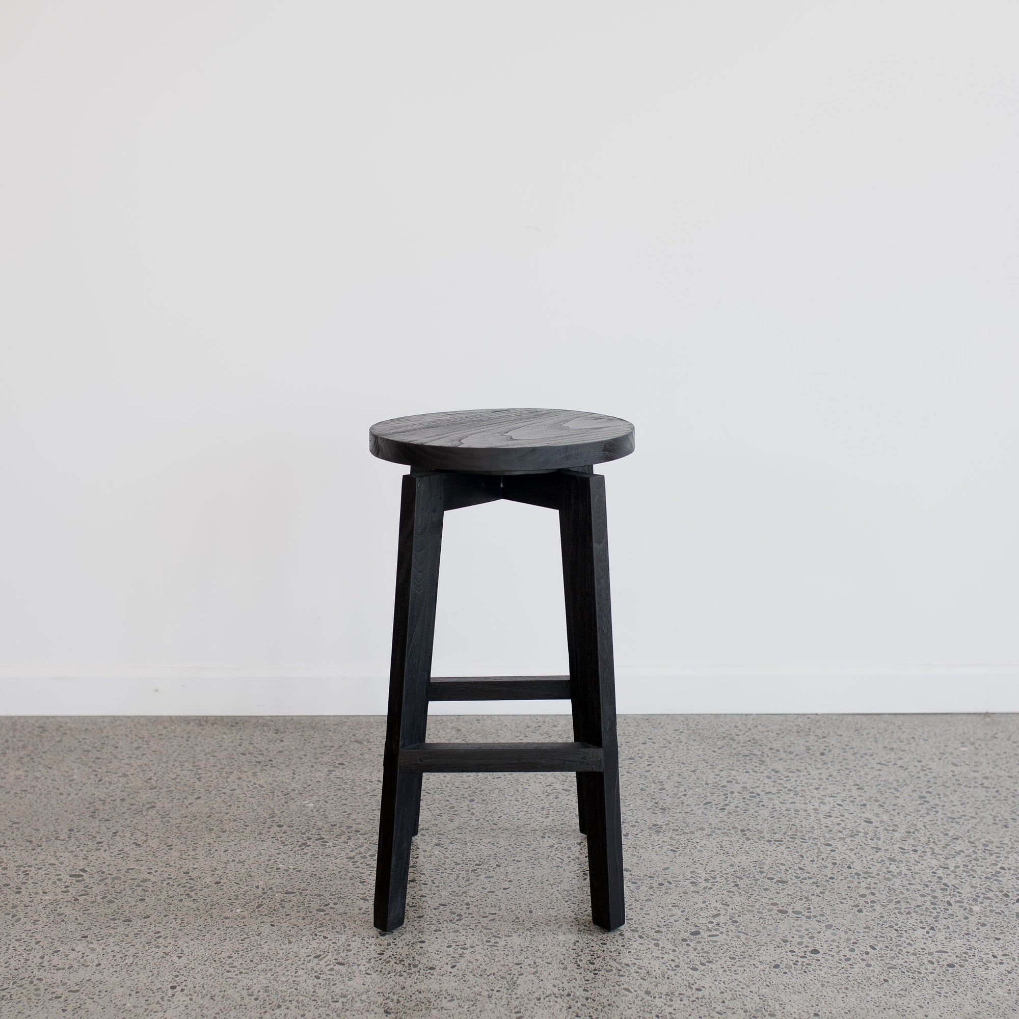 dhow bar stool black 65cm high  corcovado