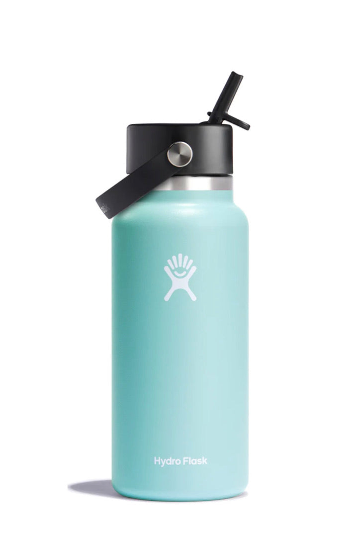 Hydro Flask Wide Mouth with Flex Straw Cap 32oz- Dew