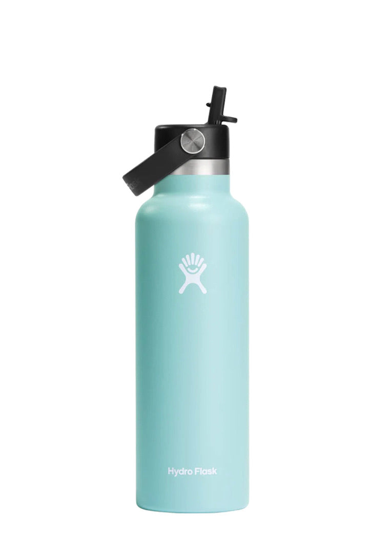 Hydro Flask Standard Mouth with Flex Straw Cap 21oz- Dew