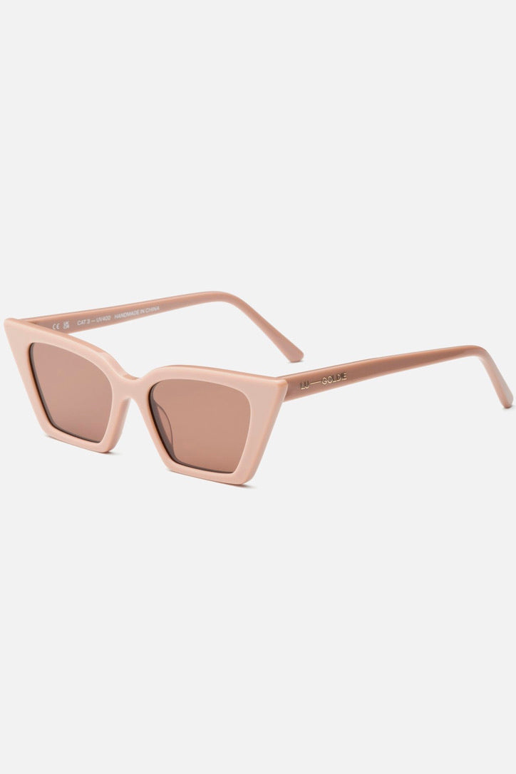 Lu Goldie Claudia Sunglasses- Beige