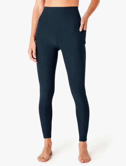 Beyond Yoga Out Of Pocket High Waisted Midi Legging- Nocturnal Navy