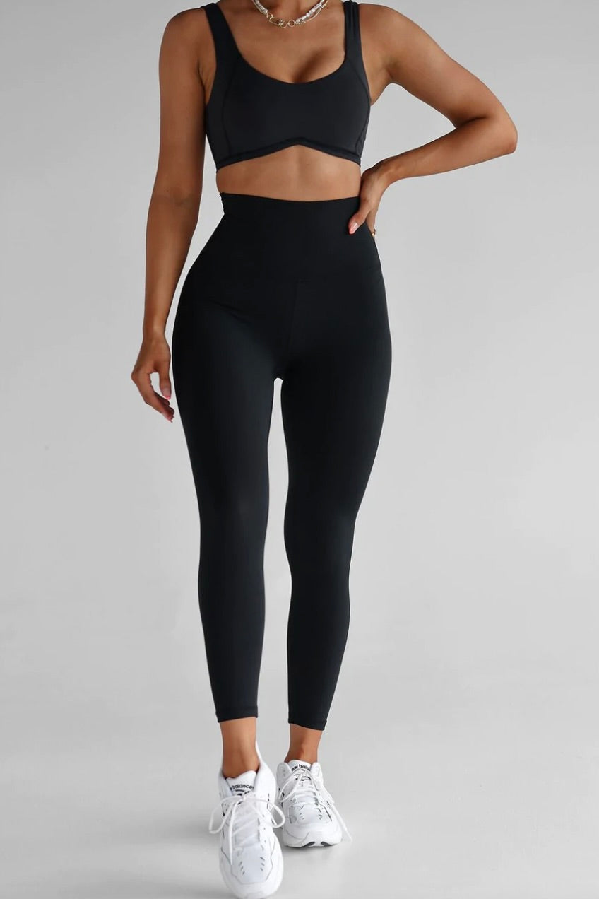 Leelo Active Extra High 7/8 Legging- Black