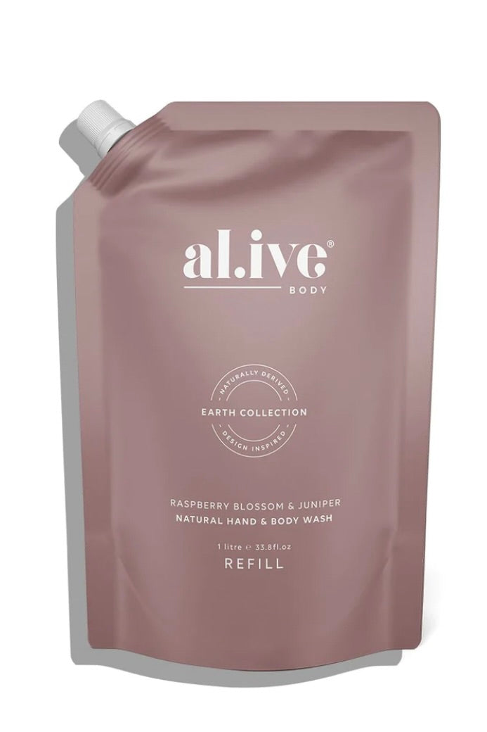 Al.ive Body Wash Refill- Raspberry Blossom + Juniper