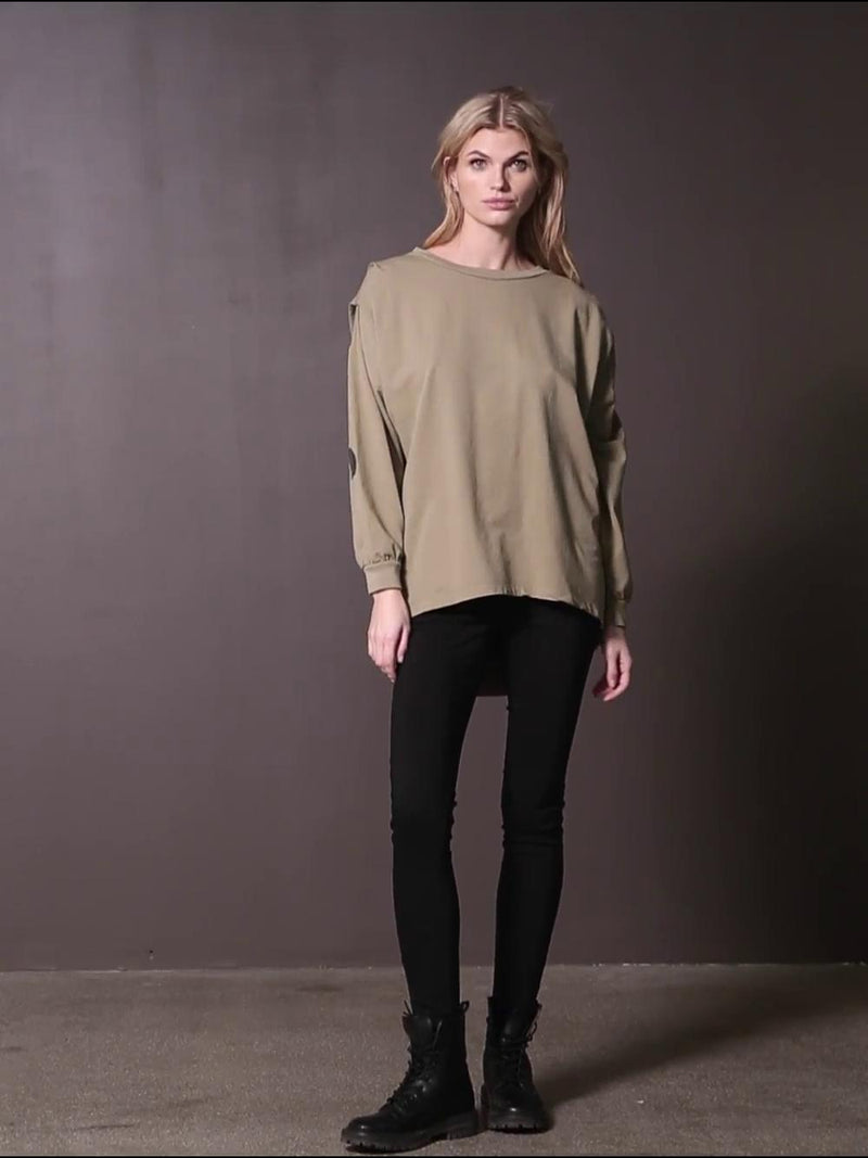 NÜ Sweat-shirt TULIA Blouses 393 Army