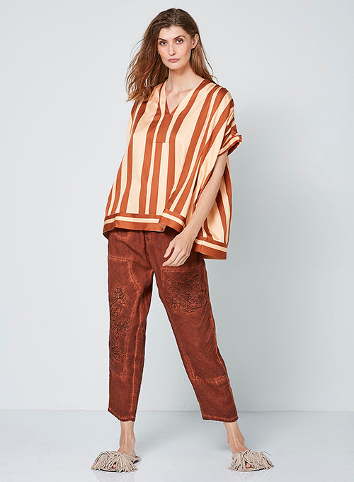 NÜ UDOLINE broek Broeken 286 Mocca Mousse