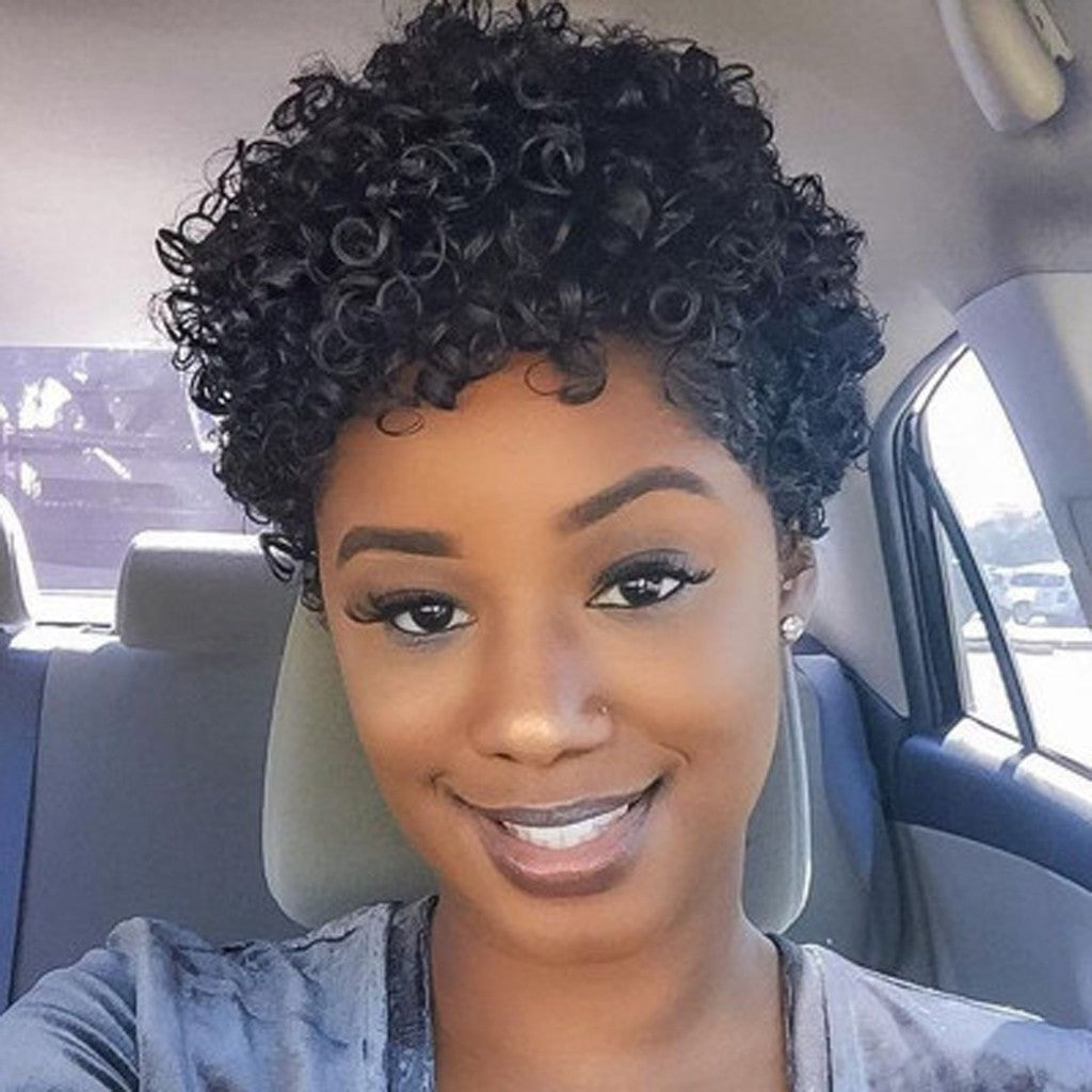 black girl short wigs