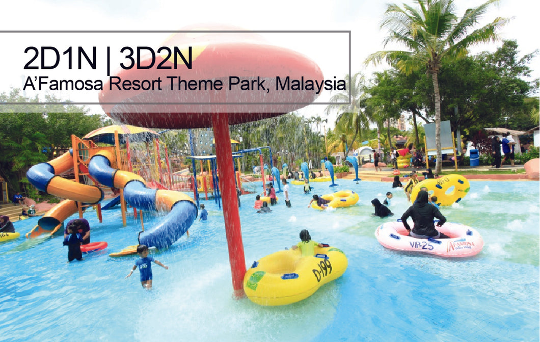 2d1n 3d2n Malacca A Famosa Resort Theme Park Malaysia
