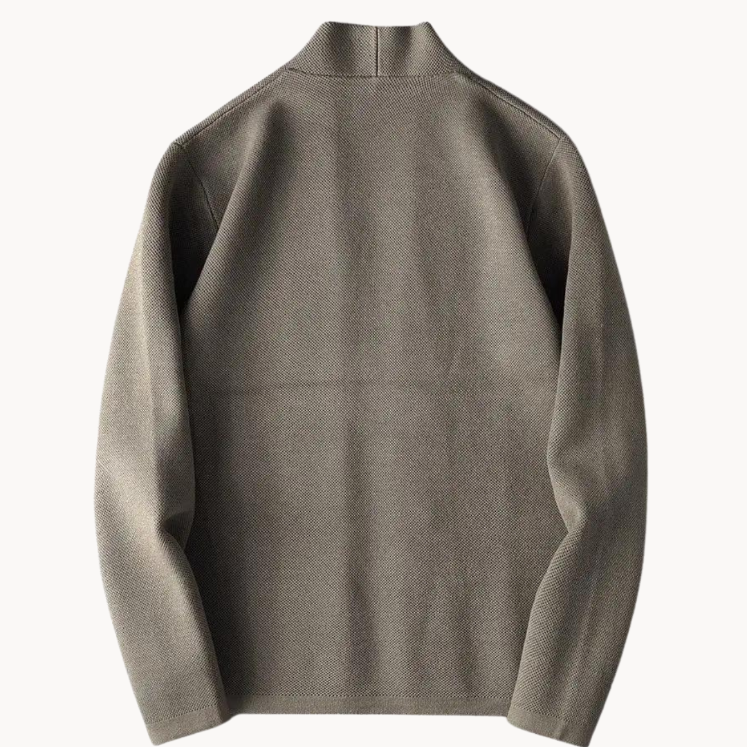 Product image showing elegant cardigan design