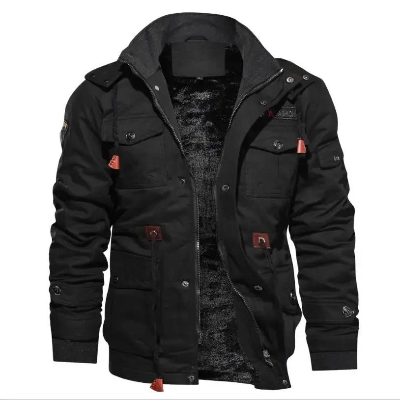 Willard | Men's Hooded Military Jacket - Image 4