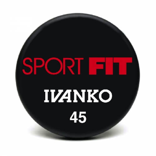 Sport Fit Ivanko 45 lb custom urethane dumbbell