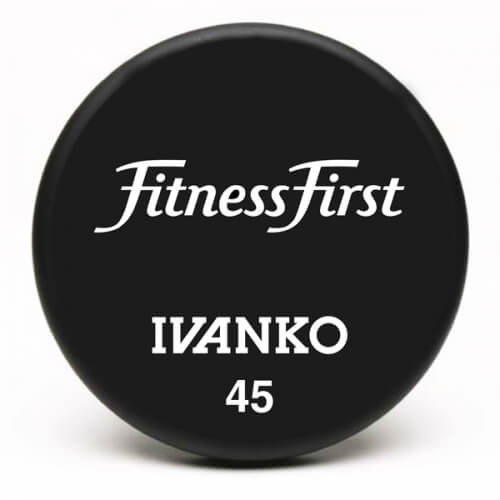 Fitness First Ivanko 45 lb Urethane Dumbbell
