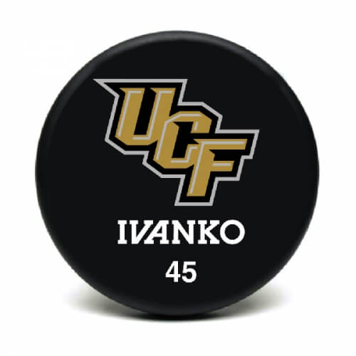 UCF Ivanko 45 lb custom urethane dumbbell
