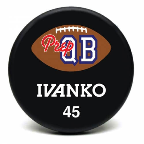 Prep QB Ivanko 45 lb custom urethane dumbbell