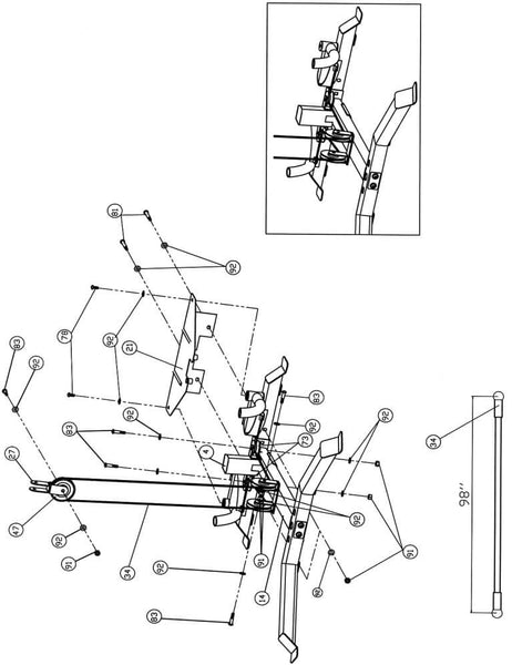 IVK-2155 Ivanko Home Gym diagram 8