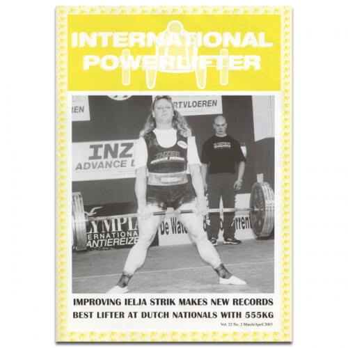 International Powerlifter vintage magazine cover Ivanko Barbell Powerlifting