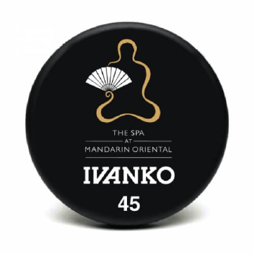 The Spa at Mandarin Oriental Ivanko 45 lb custom urethane dumbbell