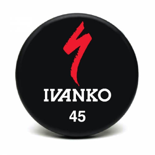 Specialized Ivanko 45 lb custom urethane dumbbell