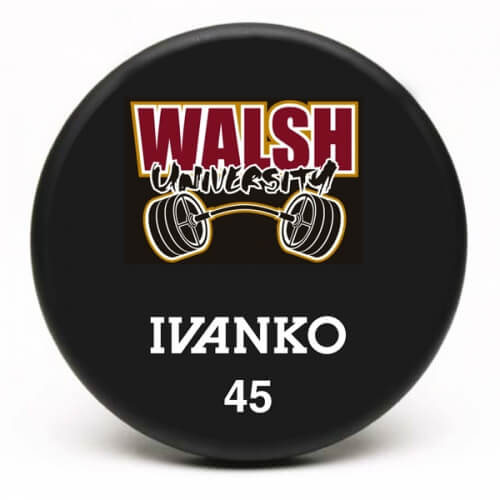 Walsh Ivanko 45 lb custom urethane dumbbell