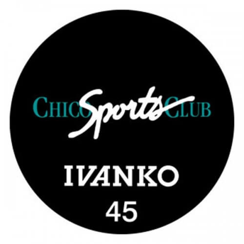 Chic Sports Club Ivanko 45 lb custom urethane dumbbell