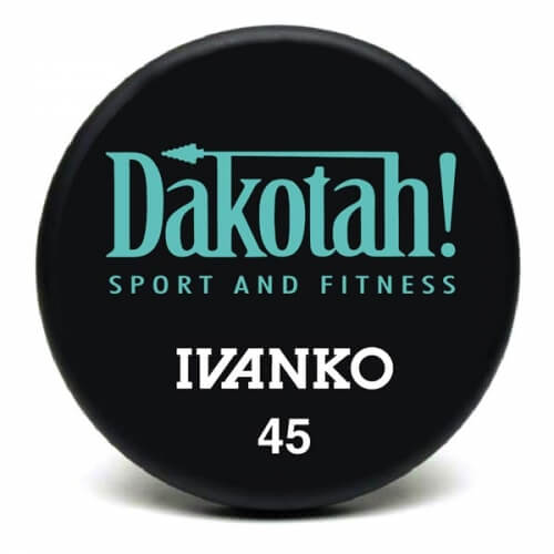 Dakota Sport and Fitness Ivanko 45 lb custom urethane dumbbell