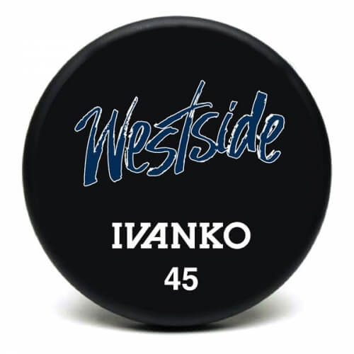 Westside Ivanko 45 lb custom urethane dumbbell