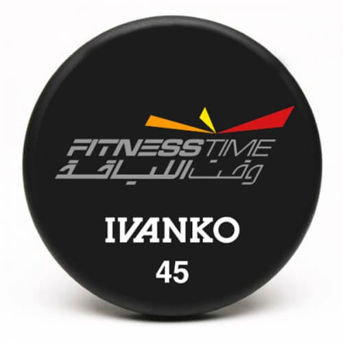 Fitness Time Ivanko 45 lb custom urethane dumbbell