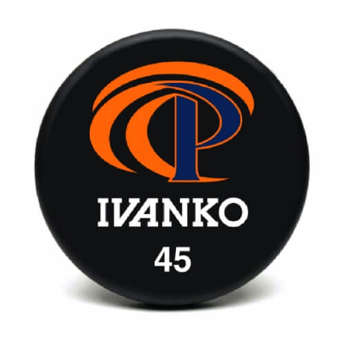 Ivanko 45 lb custom urethane dumbbell