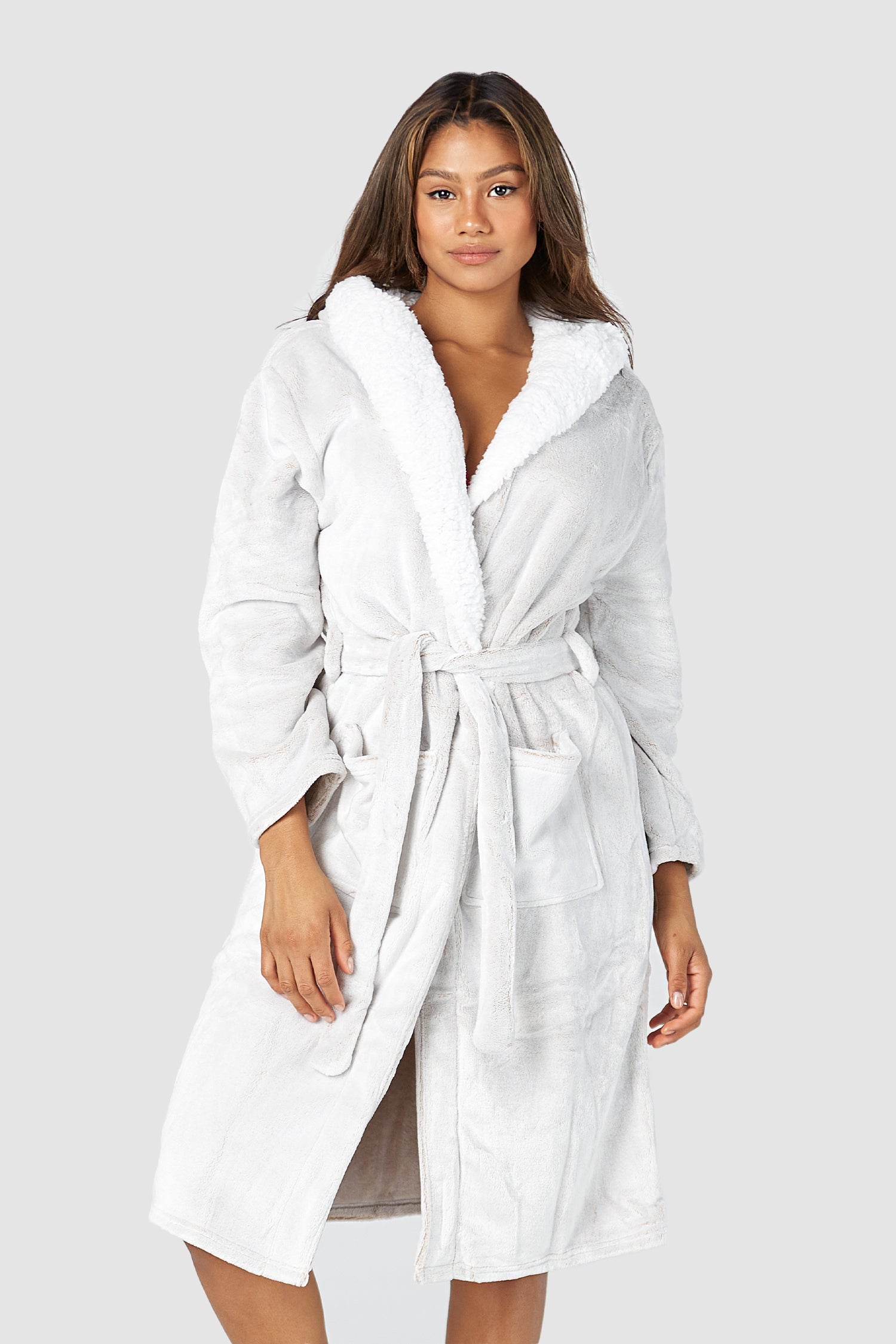 Joules Rita Womens Fluffy Dressing Gown - Cream Chinoise - Clothing from  Oakfield | Country Fashion Equestrian UK