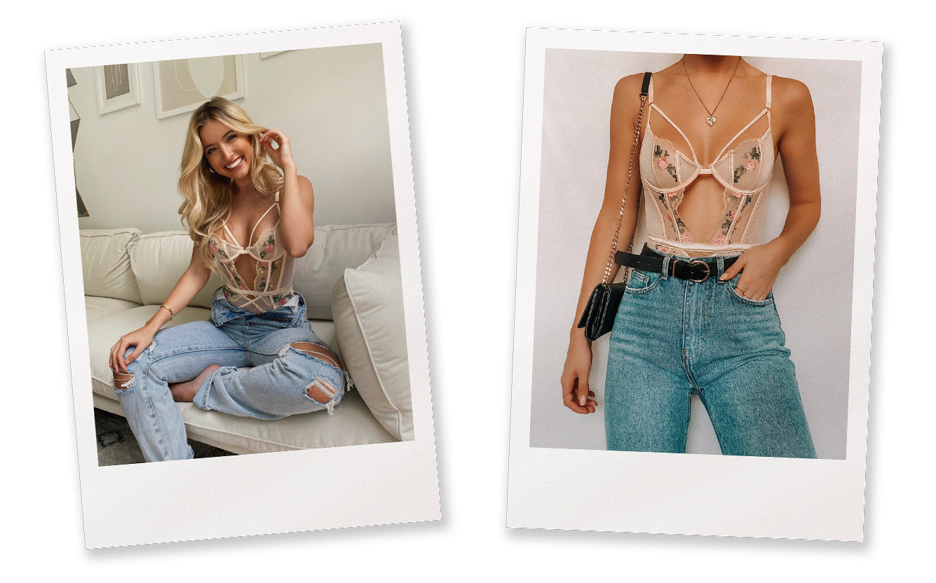 Girls night outfit - Jeans and Skye Bodysuit