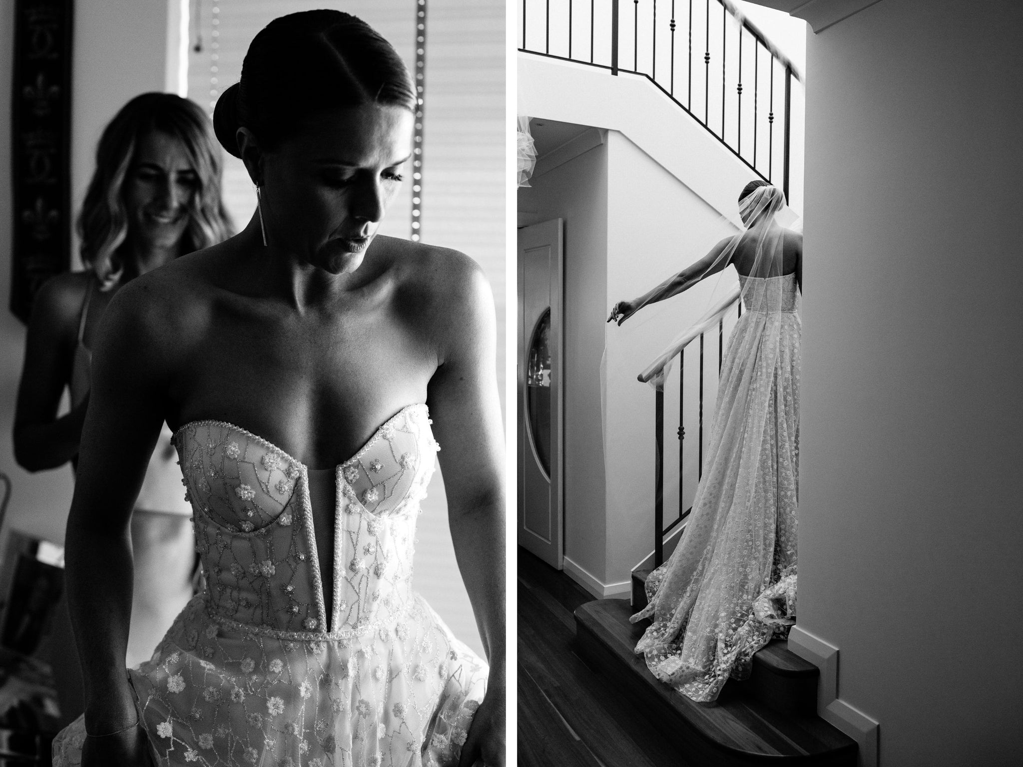 Samantha Wynne Perth Bride Libby in her Wedding dress - Perth Weddings - Bridal Shop Perth