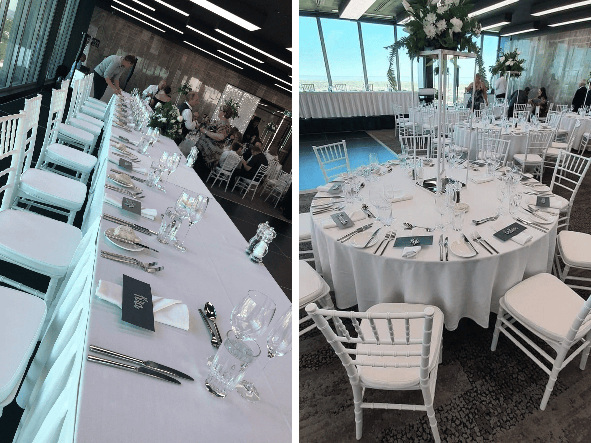 Bec & Ryan's Aloft Hotel Perth Wedding | Reception Decor, Styling and Tablescapes