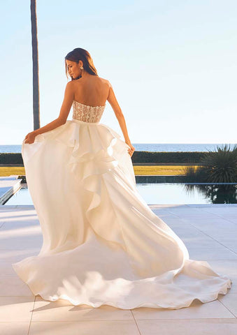 PHOEBE + OVERSKIRT Pronovias 2023 Joy Collection available at Samantha Wynne Perth