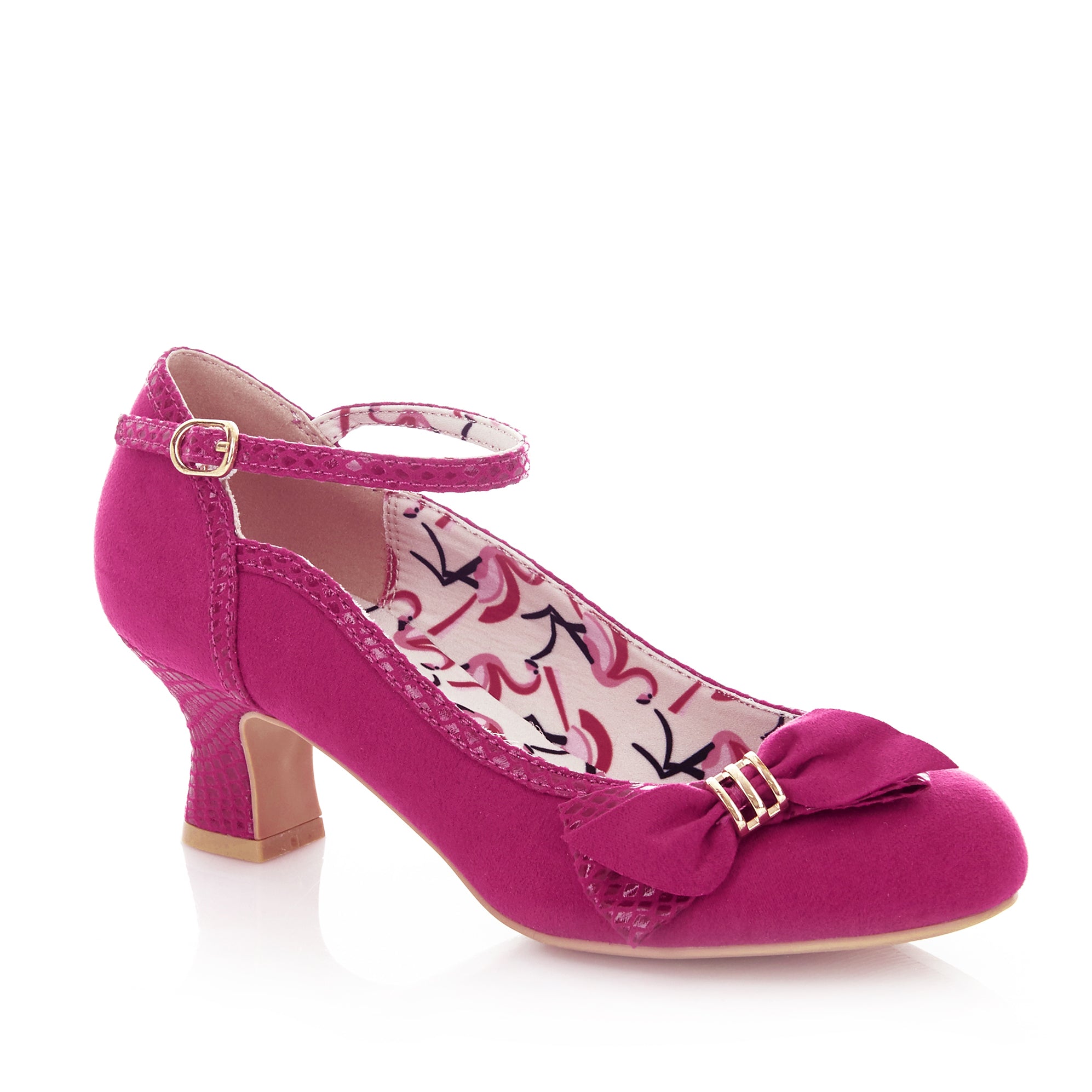 fuschia pink court shoes uk