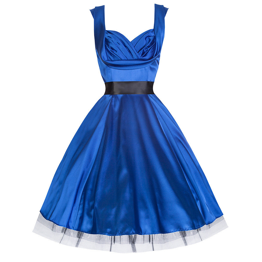 light blue plaid dress